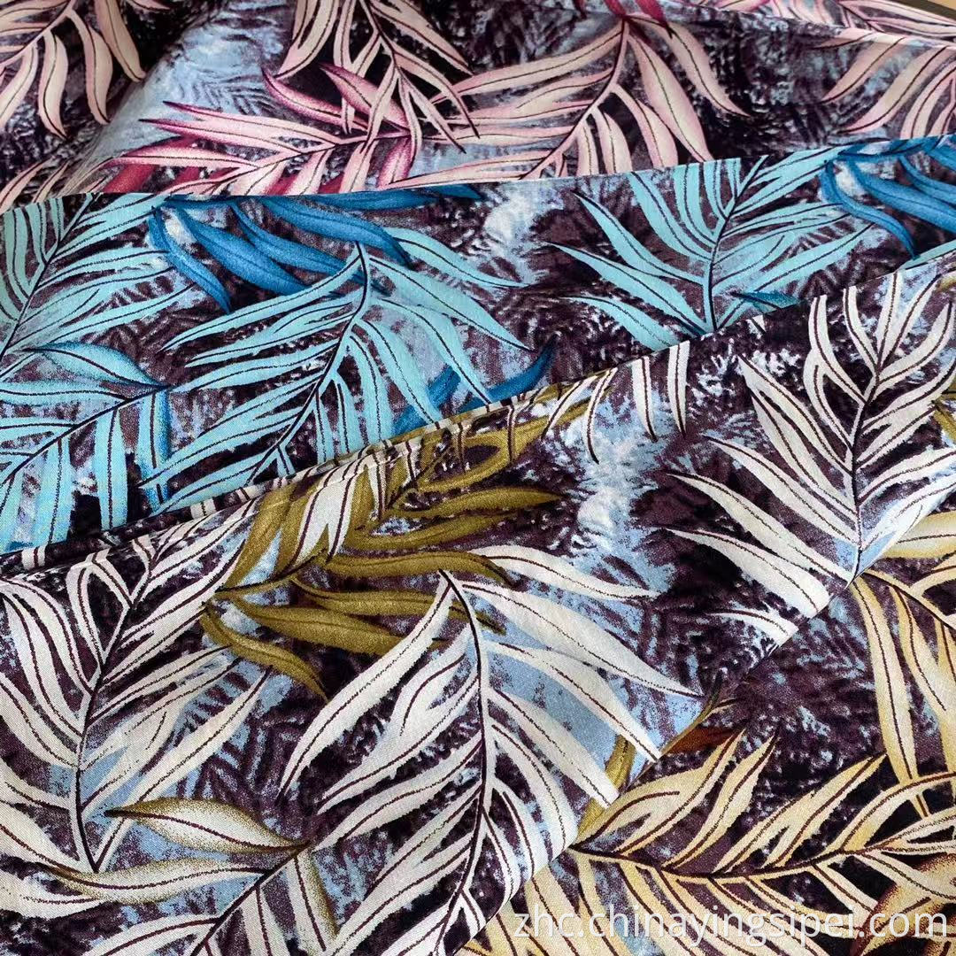 ISP纺织品45s软挑战丝rayon面料普通织物人造丝图印刷tecido粘液材料粘胶100％人造丝面料